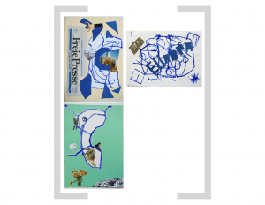 09. Bildtafel - Abstrakt Blau